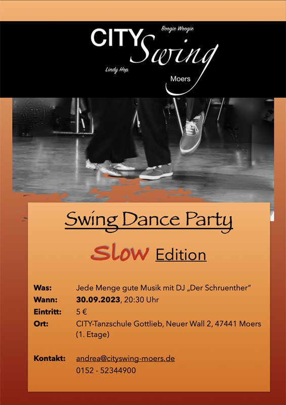 Workshop Slow Swing Dance 2023